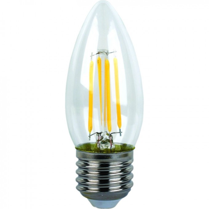 Филаментная лампа ECOLA CANDLE LED PREMIUM 6,0W 220V E27 4000K 360° N7QV60ELC