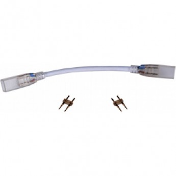 Гибкий соединитель ECOLA LED STRIP 220V CONNECTOR END CAP SCVN12ESB лента-лента 2-х конт с разъемами для ленты IP68 12x7