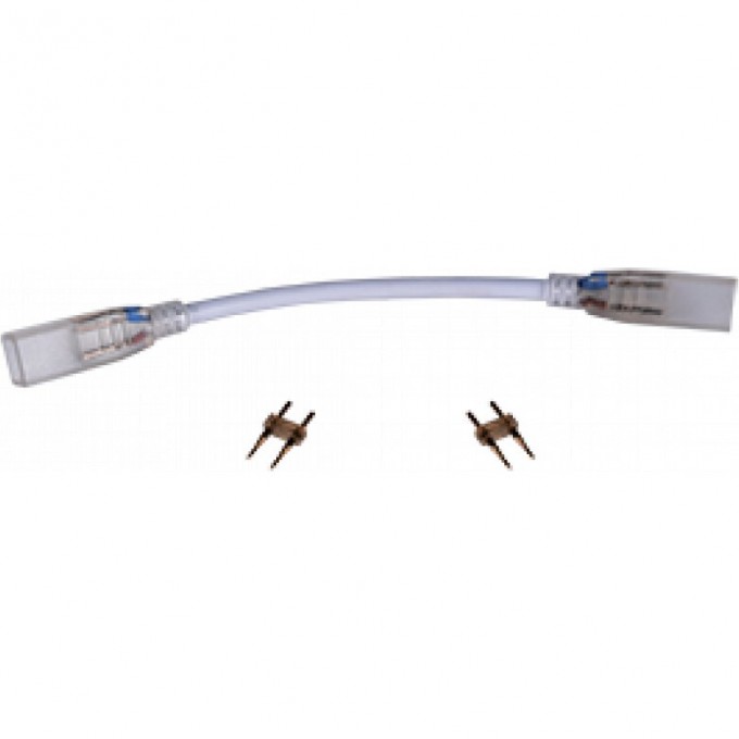 Гибкий соединитель ECOLA LED STRIP 220V CONNECTOR END CAP лента-лента 2-х конт с разъемами для ленты IP68 14x7 SCVN14ESB