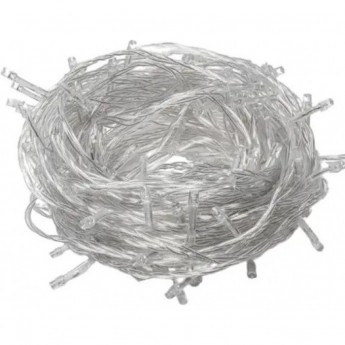 Гирлянда ECOLA LED N4YV15ELC 220V IP44 Нить 15м 200Led 4000K, 8 режимов, прозр.провод с вилкой