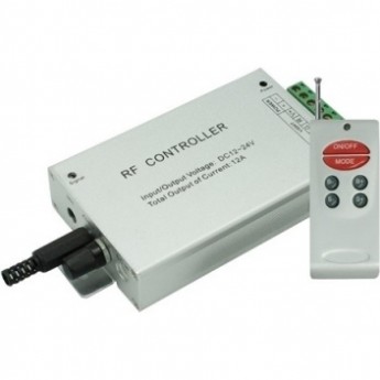 Контроллер для светодиодной ленты ECOLA LED STRIP RGB RF АUDIO CONTROLLER RCM12AESB с пультом управления Контроллер для светодиодной ленты ECOLA LED STRIP RGB RF АUDIO CONTROLLER RCM12AESB с пультом управления