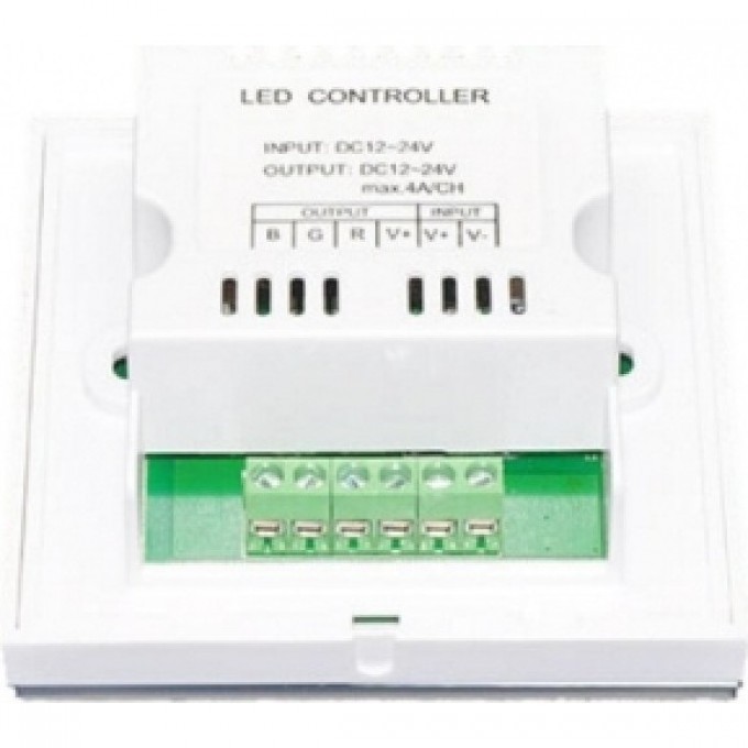 Контроллер ECOLA LED STRIP DIMMER PANEL с установочной коробкой CDW12AESB