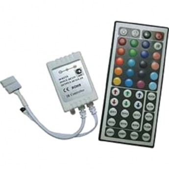 Контроллер ECOLA LED strip RGB IR controller 6A 72W 12V (144W 24V) с большим инфракрасным пультом управления