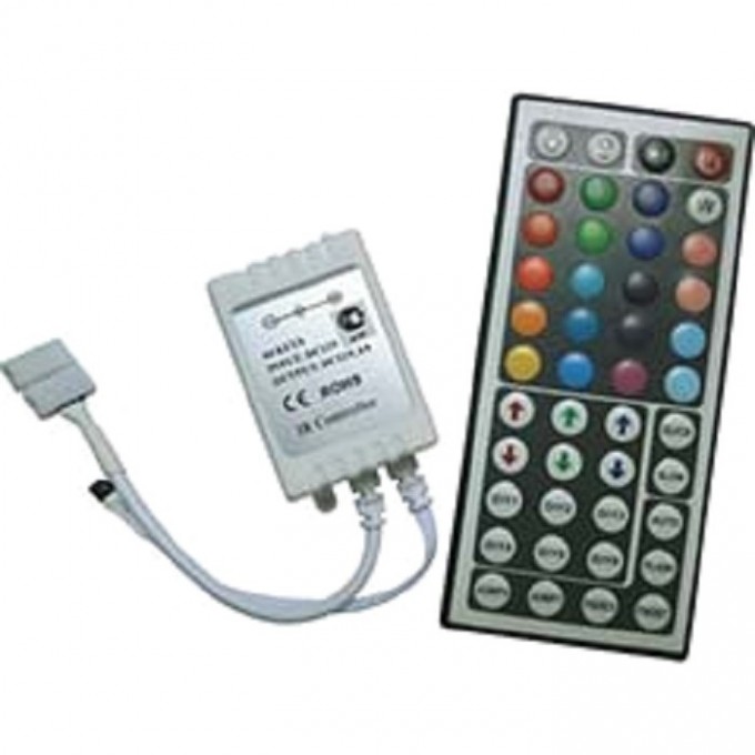 Контроллер ECOLA LED strip RGB IR controller 6A 72W 12V (144W 24V) с большим инфракрасным пультом управления CRL072ESB