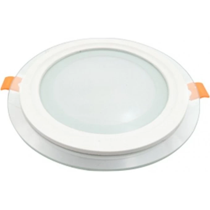 Круглый даунлайт встраиваемый ECOLA LED DOWNLIGHT 1041 с драйвером с подсветкой 9(6+3)W 220V 4200K / 2700K 145x20 DWRV90ELC