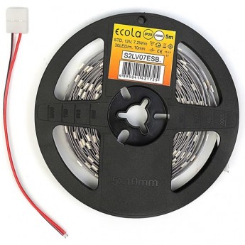 Однотонная светодиодная лента ECOLA LED STRIP PRO P5LV19ESB на катушке 5м