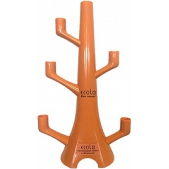 Светильник демонстрационный ECOLA "Дерево" оранжевый 6*Е27 с выключателем 320x160x520