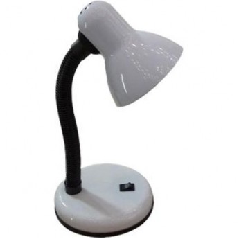 Светильник ECOLA BASE GX53 Настольная лампа с вилкой и выключателем белый