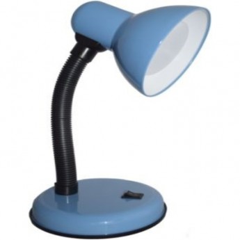 Светильник ECOLA BASE GX53 Настольная лампа с вилкой и выключателем синий