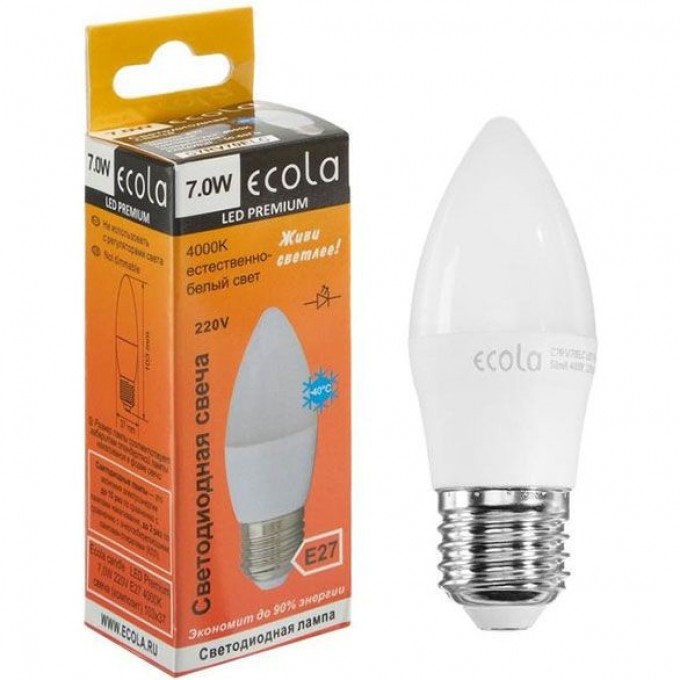 Светодиодная лампа ECOLA CANDLE LED C7LV70ELC