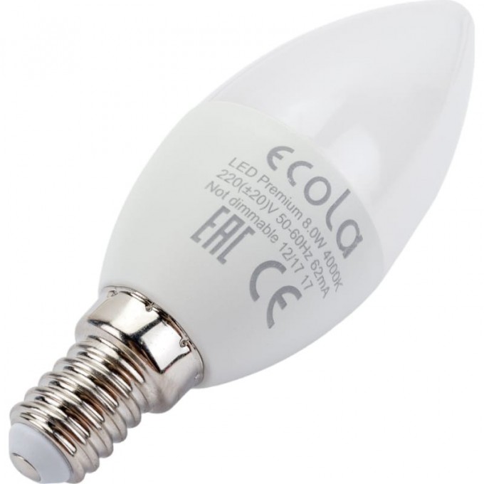Светодиодная лампа ECOLA CANDLE LED PREMIUM C4MV80ELC