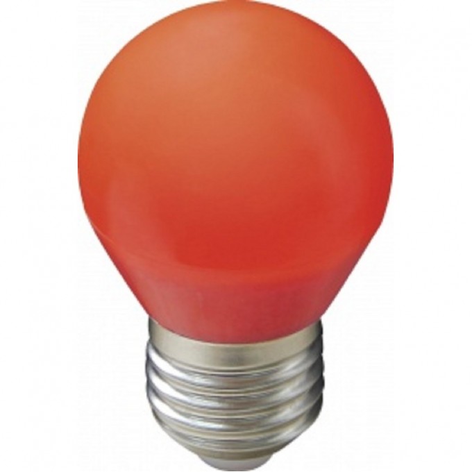 Светодиодная лампа ECOLA GLOBE LED color 2,0W G45 220V E27 Red 70x45 K7CR20ELB