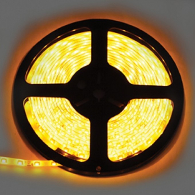 Светодиодная лента ECOLA LED strip PRO 7,2W/m 12V IP20 8mm 72Led/m Yellow 5м. P2QY07ESB