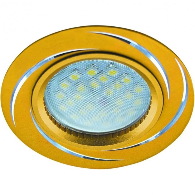 Встраиваемый светильник (литой) ECOLA MR16 DL3181 GU5.3 матовое золото FG1607EFF