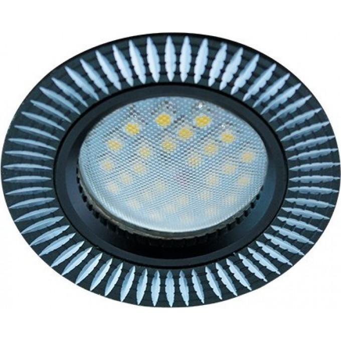 Встраиваемый светильник (литой) ECOLA MR16 DL3182 черный FB1608EFF